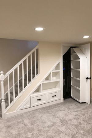 basement wine cellar